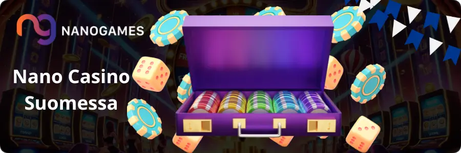 Nano Casino – Valitse peli: kolikkopelit, korttipelit ja live-kasino