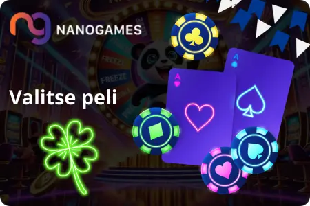 Valitse suosikkipelisi Nanogamesissa